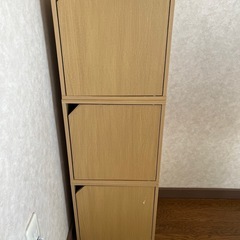 カラーボックス　三段の画像