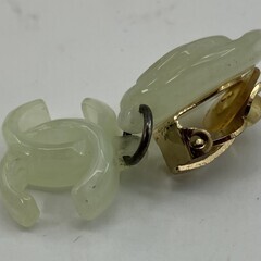 シャネル CHANEL カメリア × ココマーク イヤリング 片方のみ 02P ヴィンテージ アクセサリーの画像