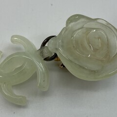 シャネル CHANEL カメリア × ココマーク イヤリング 片...