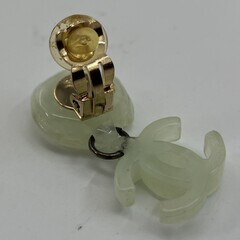 シャネル CHANEL カメリア × ココマーク イヤリング 片方のみ 02P ヴィンテージ アクセサリーの画像