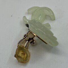 シャネル CHANEL カメリア × ココマーク イヤリング 片方のみ 02P ヴィンテージ アクセサリーの画像