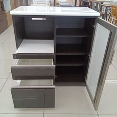 ★リユースのサカイ日立店★HJ8520  レンジ台 ブラック H101×D50×W90.5 クリーニング済み の画像