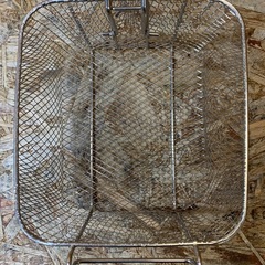 C(7728) ステンレス フライヤー 2個セット 調理器具 厨房用品 飲食店 店舗用 業務用 中古の画像