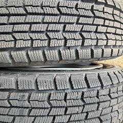 スタッドレスタイヤ　アイミーブの方必見　　ワンシーズン（３ヶ月）使用　状態良の画像