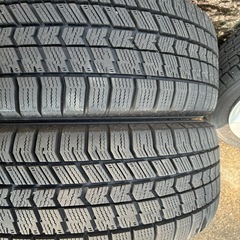スタッドレスタイヤ　アイミーブの方必見　　ワンシーズン（３ヶ月）使用　状態良の画像