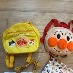 【美品】アンパンマン　リュック　手提げ　巾着　枕　ブランケット　弁当箱　保育園の画像