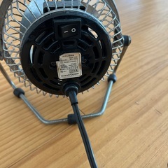 ドウシシャ　メタル扇風機の画像