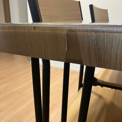 12/6取りに来ていただける方、ダイニングセットお譲りします。の画像