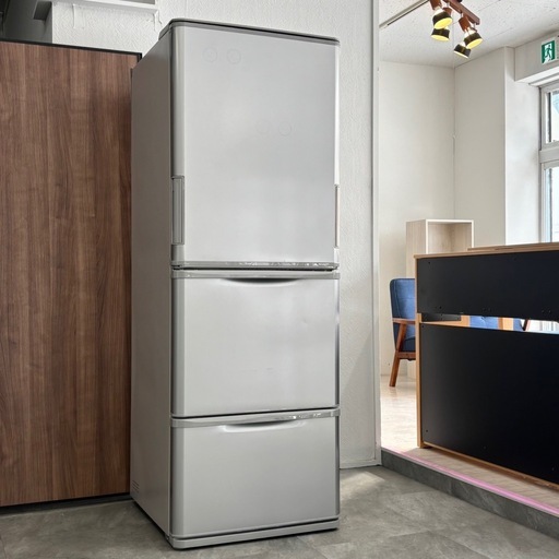 SHARP 3ドア冷蔵庫 350L 2023年製 SJ-W358Kどっちもドア 札幌市白石区