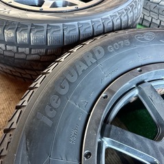 【美品】ハイラックスにて使用 ヨコハマ アイスガードGO75 265/65R17 4本　7.5J×17インチ　PCD139.7 6Hの画像