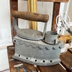 アンティーク小物6点セット(椅子、額縁含む)の画像