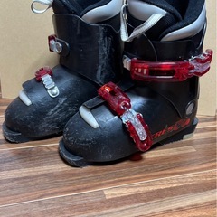XERES XJ 子ども用 スキーブーツ ブラック×レッド 20cmの画像