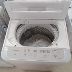 リユースのサカイ栃木店★ジモティ割あり★ Panasonic 洗濯機 NA-F5B1 5kg 22年製 動作確認／クリーニング済み TC11830の画像