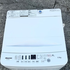 配送可🚚 5.5kg洗濯機 Hisense 2019年製の画像