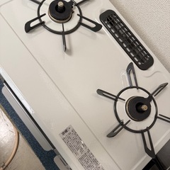 2024年　リンナイ　都市ガスコンロ   白の画像