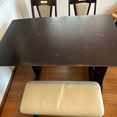 ニトリ　ダニイングセットの画像