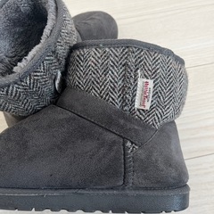 Harris Tweedムートンブーツ　LLの画像