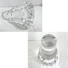 ☆CAMUS カミュ Baccarat バカラ 空きボトル 2点セット バカラクリスタル コニャック デキャンタ クリスタル ガラス 空瓶☆札幌市 白石店 の画像