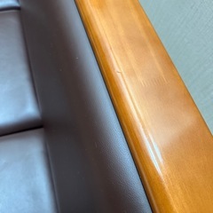 取りに来てくださる方に　三人がけ　椅子の画像