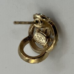 ＣＨＡＮＥＬ　ピアス　ココマーク　ラインストーン　片方のみ　15Bの画像