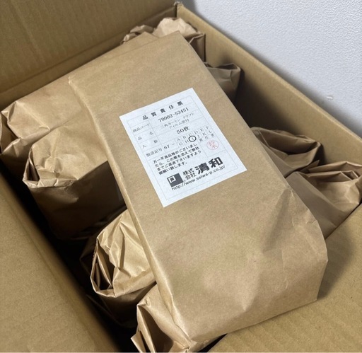 【未使用品】角カートン クラフト クラフトフィルム窓付 50枚×10 包装 ギフト ラッピング パッケージ 袋 包装紙 大量 mw0884