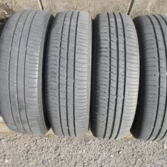 軽自動車用14インチホイールタイヤ付き中古4本組の画像