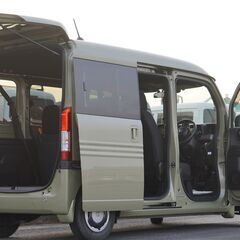 R.3(2021)年 ホンダ N-VAN +スタイル ファン バックカメラ・ナビ・TV・プッシュスタート グリーン☆車検付き・整備渡・1年保証付☆の画像