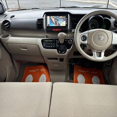 【総額コミコミ】広島発プライムゲート24年NBOX　4WD　GLパッケージ　ワンオーナー　純正ナビ　バックカメラ　フルセグテレビ　ステアリングリモコン　左パワースライドドア　ETC　スマートキー　プライバシーガラス　禁煙車　タイミングチェーン　修復歴無し　ディーラー系オートオークション仕入　軽自動車　格安の画像