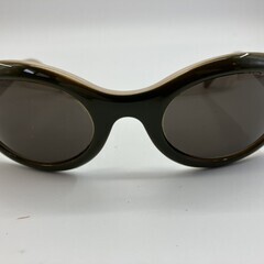CHANEL シャネル 5017 カーキ ブラウンレンズ サングラス メガネ レディース アイウェア グリーン オーバル型 CHANEL 5017 c.554/21の画像
