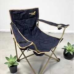North Eagle ノースイーグル コンパクトチェア ネイビー アウトドアチェア 折りたたみ 中古品販売 12Aの画像
