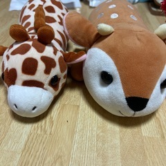 動物のぬいぐるみの画像