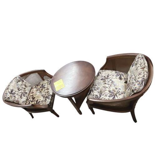 【ドリーム池田店】◎ジモティ割対象品◎マルニ　ラウンジセット2人用　(テーブル×1/ソファ×2)　IKW-387