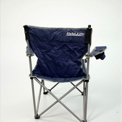 FIELD LIFE 折りたたみチェア STテンションアームチェア ネイビー OF0114NV カバー袋付 中古品販売 12Aの画像