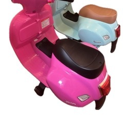 AIJU TOYS 電動乗用バイク　ピンク　グリーンの画像