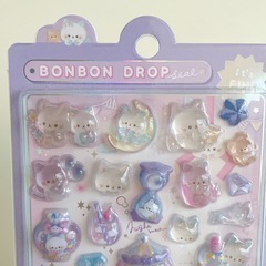 【お話し中】ボンボンドロップシール ナイトミャウの画像