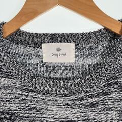 URBAN RESEARCH Sonny Label アーバンリサーチサニーレーベル 無地 春夏 SS 半袖ニット アクリル/コットン グレー レディース M【古着】【中古】の画像