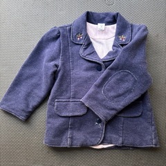 GAP ジャケット ネイビー 80の画像