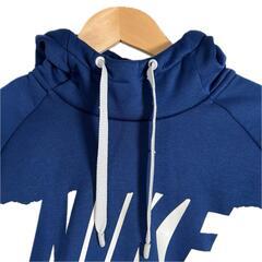 NIKE ナイキ ブランドロゴ 秋冬 AW パーカー ポリエステル ブルー レディース XXL【古着】【中古】の画像