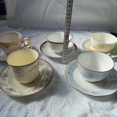 ノリタケ カップ＆ソーサー 10客まとめ売りの画像