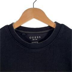 Guess ゲス ブランドロゴ 秋冬 AW スウェット コットン ブラック レディース M【古着】【中古】の画像