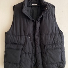 【500円】WEGO パデッドベスト　レディース　Mサイズ　ブラックの画像