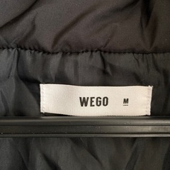 【500円】WEGO パデッドベスト　レディース　Mサイズ　ブラックの画像