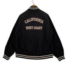 CUBE SUGAR キューブシュガー バックプリント 秋冬 AW ナイロンジャケット コットン/ナイロン ブラック メンズ M【古着】【中古】の画像