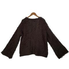 nano universe ナノユニバース 無地 秋冬 AW カーディガン アクリル/ナイロン ブラック レディース F【古着】【中古】の画像