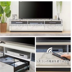 【mic様専用】ニトリテレビ台　ローボードセラミックの画像