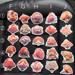 和扇/シール･ステッカーの画像