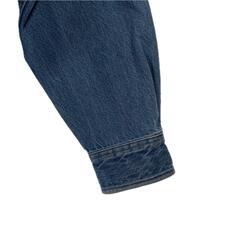 Tommy jeans トミージーンズ ワンポイント 秋冬 AW デニムジャケット コットン ブルー レディース L【古着】【中古】の画像