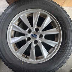 195/65/r15 スタッドレス　アルミホイールセット【スバル純正】の画像