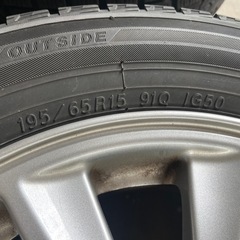 195/65/r15 スタッドレス　アルミホイールセット【スバル純正】の画像