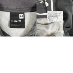 Under armor アンダーアーマー ブランドロゴ 秋冬 AW パーカー コットン/ポリエステル ブラック ユニセックス XL【古着】【中古】の画像